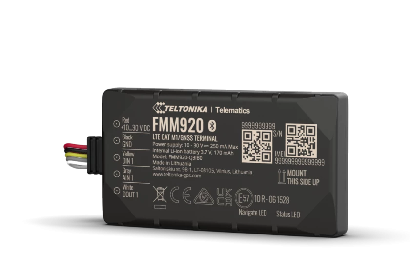 FMM920 4G LTE GNSS GPS tracker for asset tracking